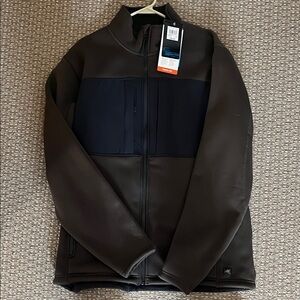 EMS Men's Black and Brown Exodus Fleece Jacket